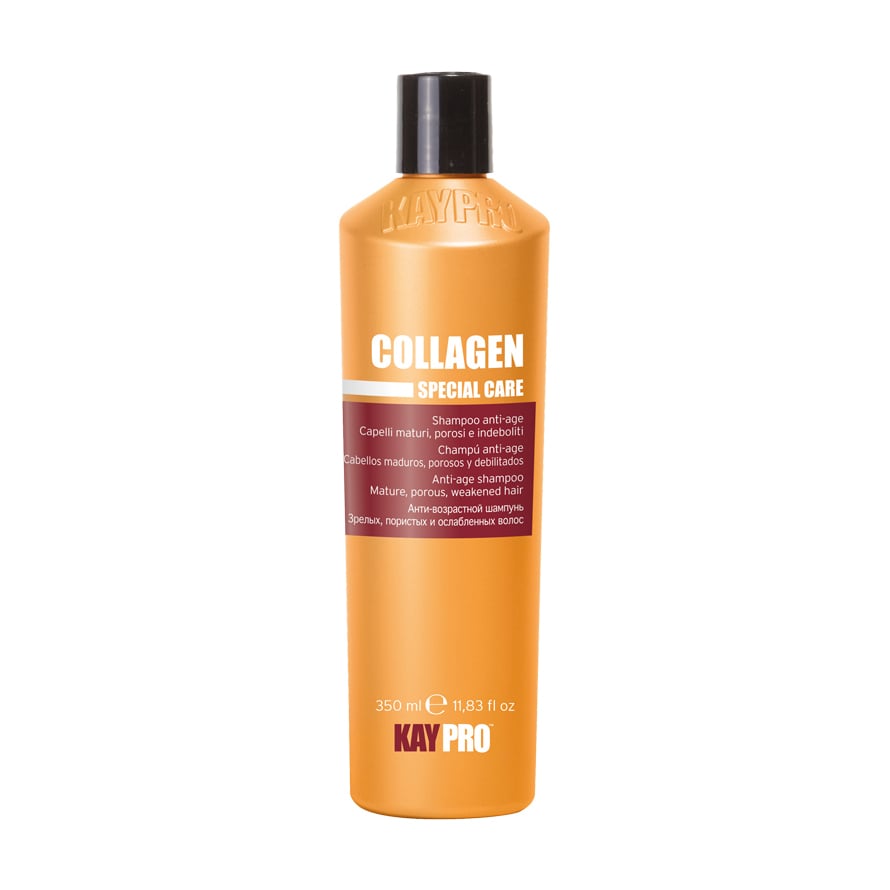 Уцінка! Антивіковий шампунь KayPro Special Care Collagen Shampoo для зрілого, пористого та ослабленого волосся, з колагеном, 350 мл